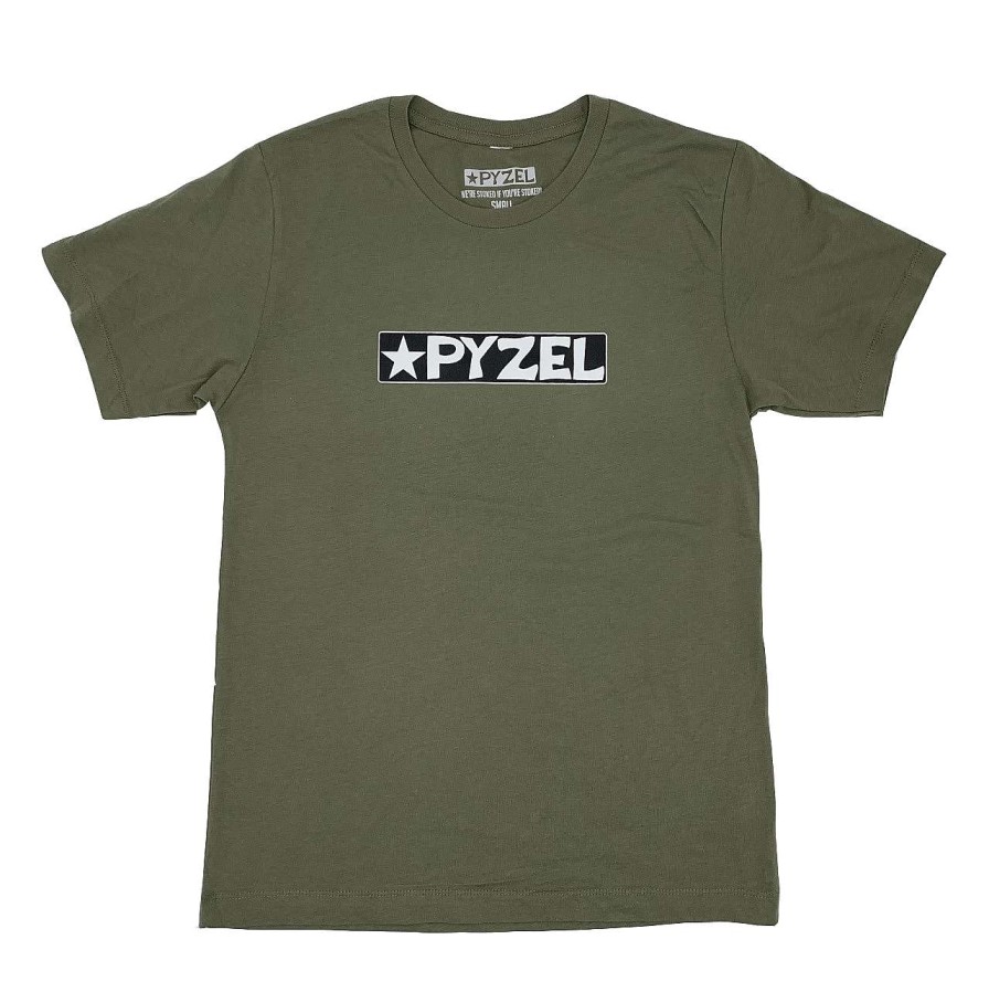 Roupas Pyzel | Camiseta Pyzel Bar Logo Verde Oliva