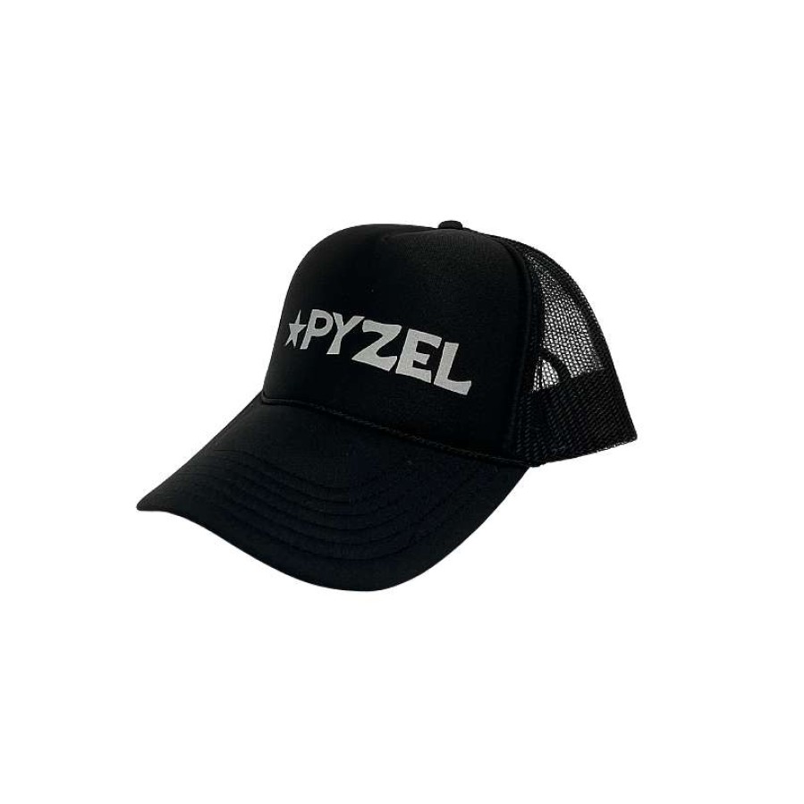 Roupas Pyzel | Chapeu Camionista Com Logotipo Pyzel Masculino Preto