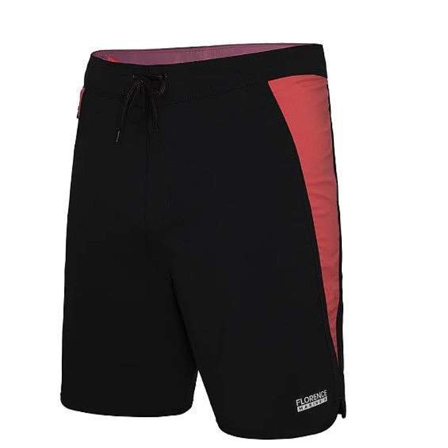 Roupas Pyzel | Calcoes De Banho Florence Marine X Block - Preto Racing Vermelho